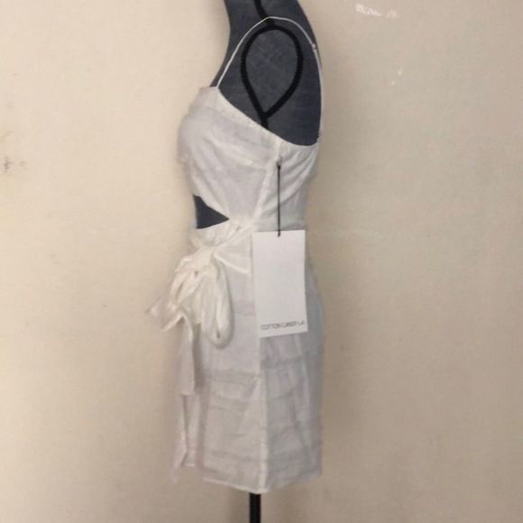 Ruffle Mini Wrap Dress - Picture 2 of 8